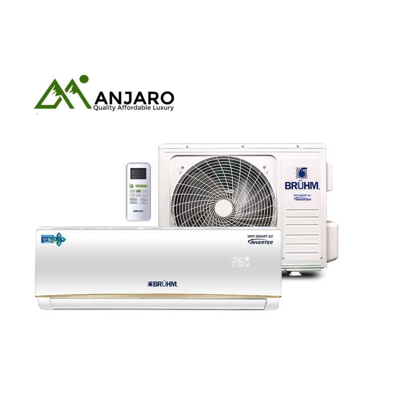 BRUHM Split AC BAS-18ICQB – 2.0HP Inverter Air Conditioner with Turbo Cooling & Gold Fin, R410a