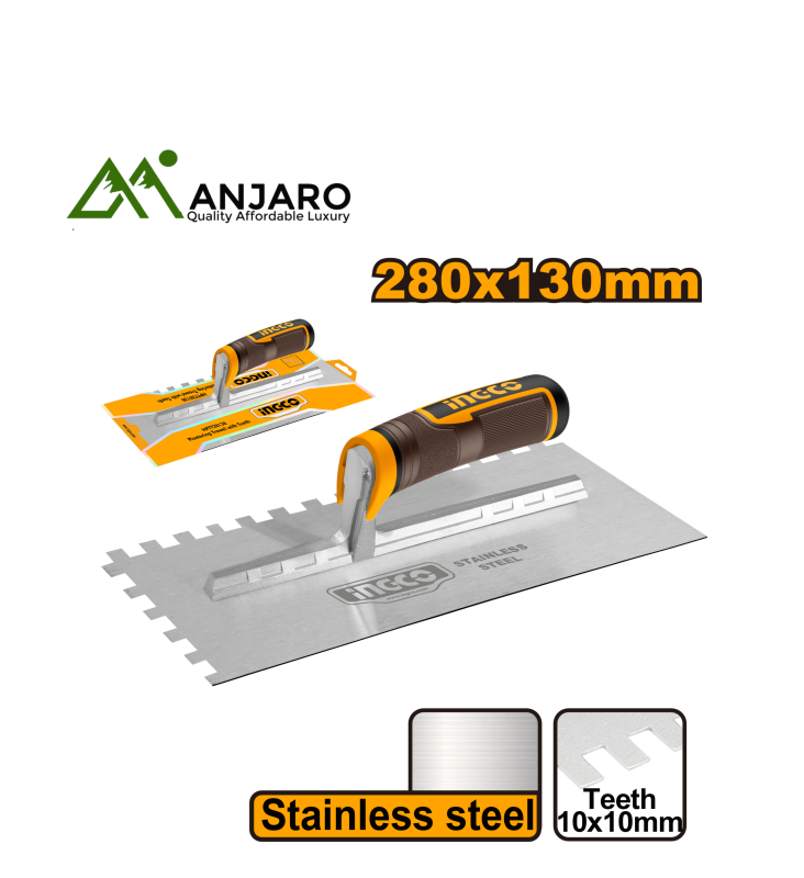 Ingco HPTT28138 Plastering trowel with teeth