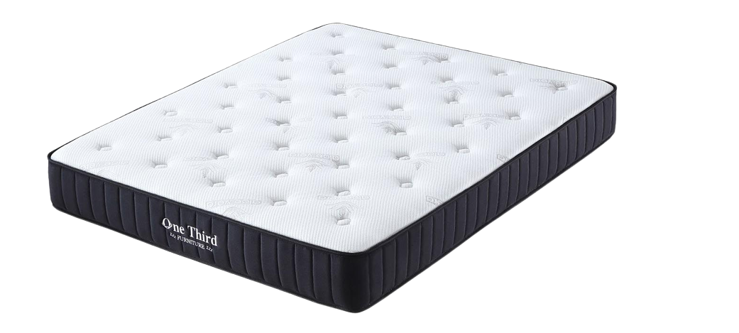 TP2302A Premium 5-Zone Pocket Spring Mattress – Aloe Fabric, Air Memory Foam & Edge Support, 24cm Height