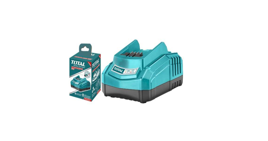 Total TFCLI20411 P20S Battery Charger – Dual Port 20V Fast Charger for Lithium-Ion Batteries