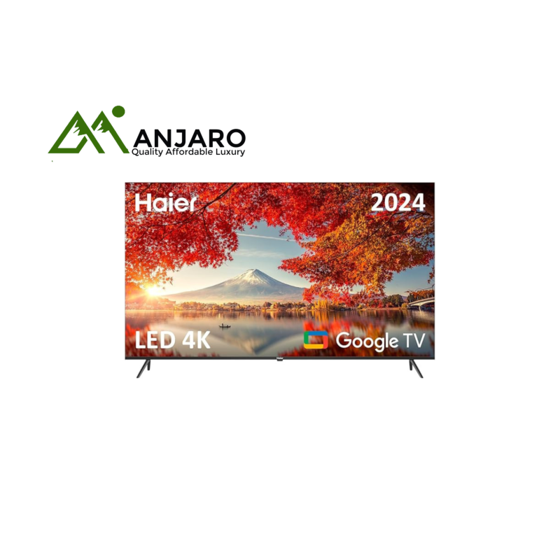HAIER 55" Google TV – H55K800UX, 4K UHD, Smart Voice Control, Frameless Design