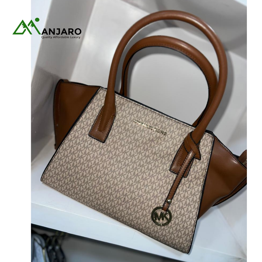 Michael Kors Monogram Satchel Handbag – Signature Design, Spacious & Chic Everyday Bag