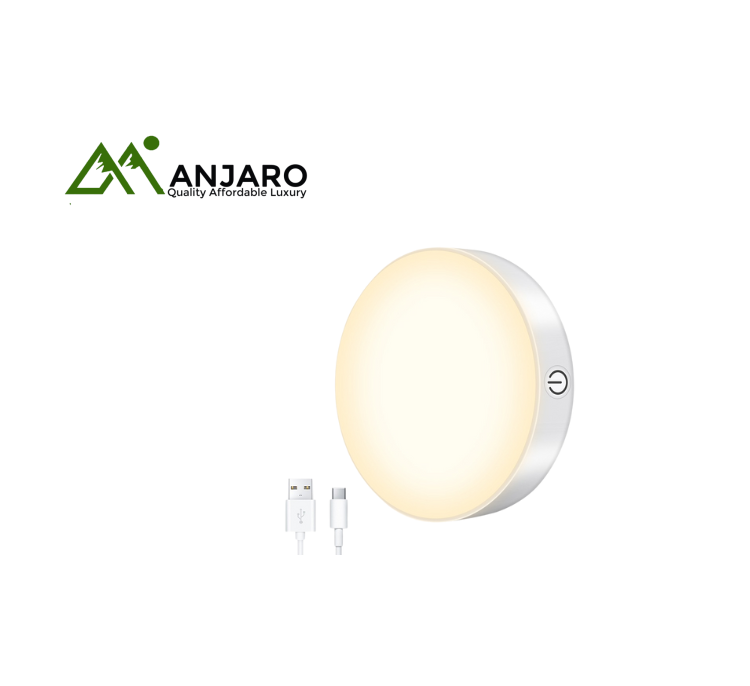 Dimmable Touch Light – Adjustable Brightness LED with USB Charging | Sleek Wireless Lighting for Home & Office