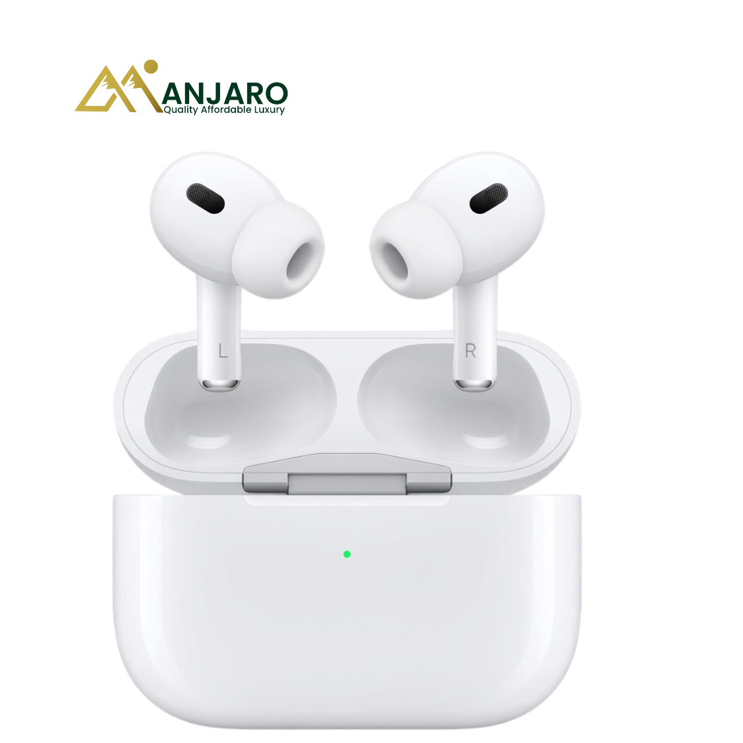 Premium ANC Wireless Earbuds (Pro 2 Style, Lightning Case) – Noise Cancellation, Deep Bass & All-Day Battery