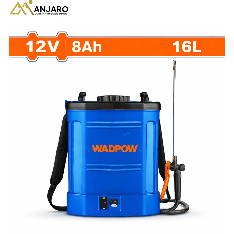 Wadfow Cordless Backpack Sprayer – 16L Lead-Acid Battery Agricultural Sprayer WLSY1508