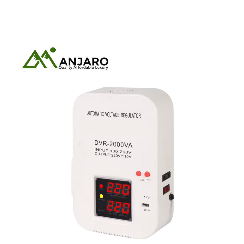 H&A-WM-5000W Wall Mount AVR – 5000W High-Capacity Voltage Regulator