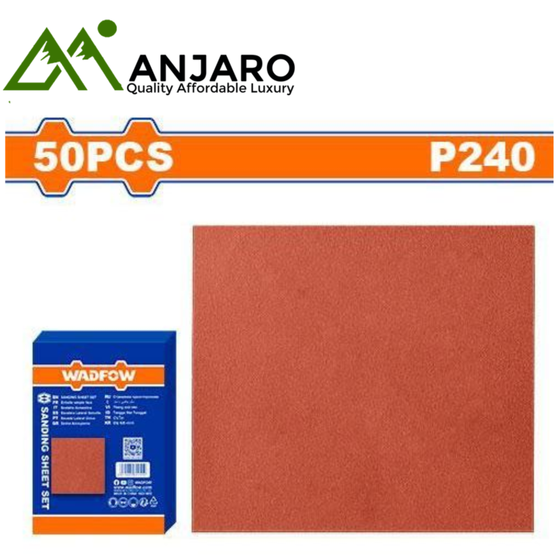WSM2501–WSM2506 Sandpaper Set 50Pcs/Set