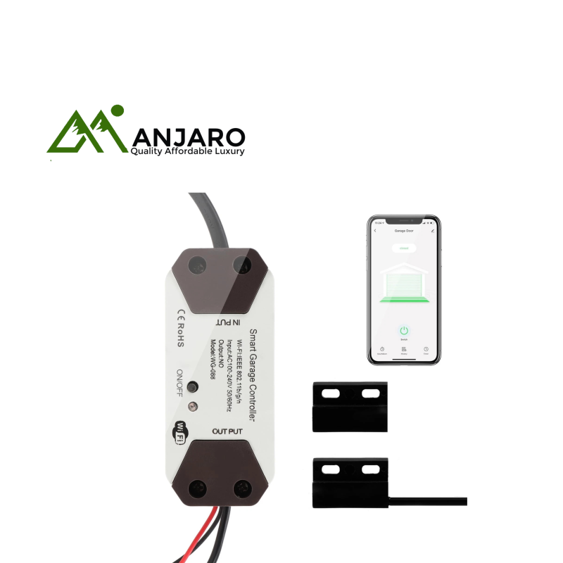 Smart Garage Door Controller – Wi-Fi Enabled with Alexa, Google Assistant, Tuya & Smart Life Integration
