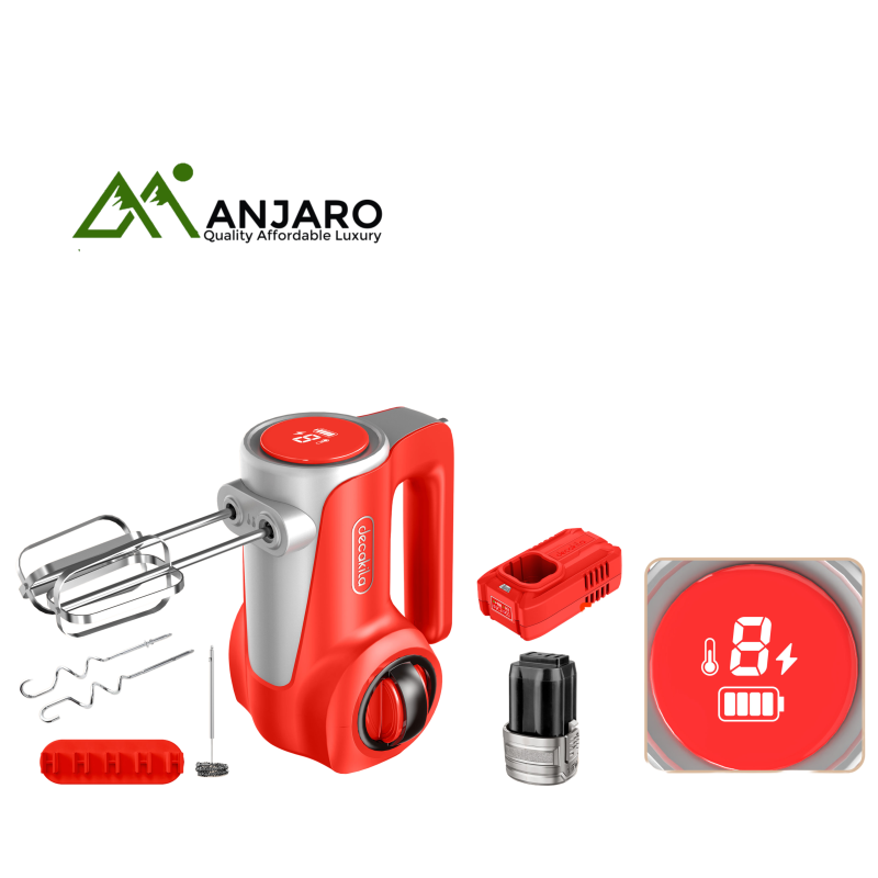 Decakila KEMX023R Cordless hand mixer