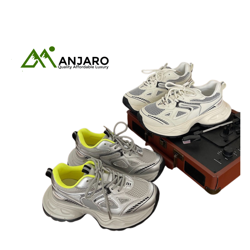 Summer Women’s Sports Shoes – Breathable Mesh Lace-Up Basketball-Style Running Sneakers, Lightweight & Slip Resistant