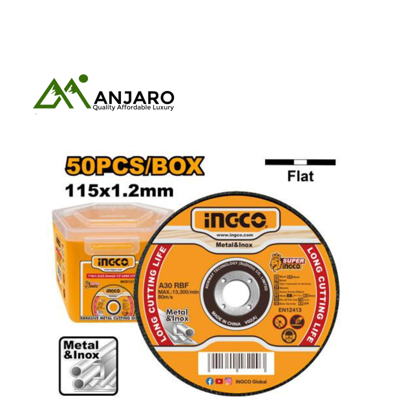 Ingco MCD1211550 Abrasive metal cutting disc set