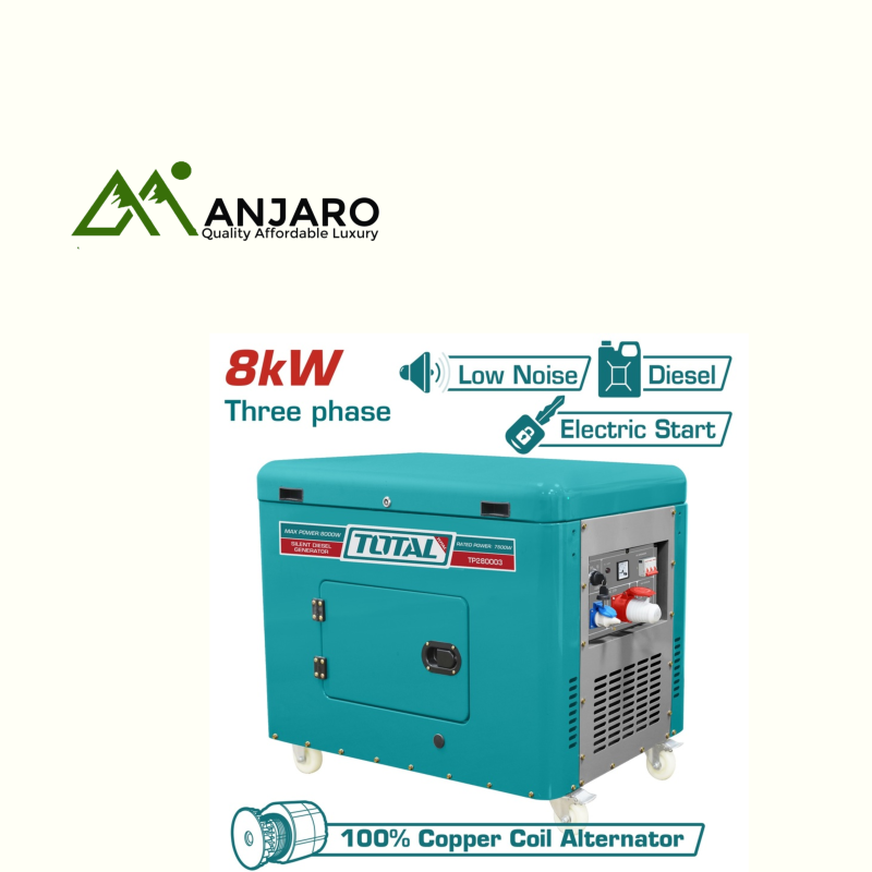 Total Silent diesel generator TP280001