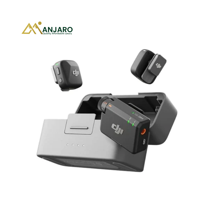 DJI Mic Mini D3005 Dual Mic Wireless Microphone System – 2 TX + 1 RX with Charging Case