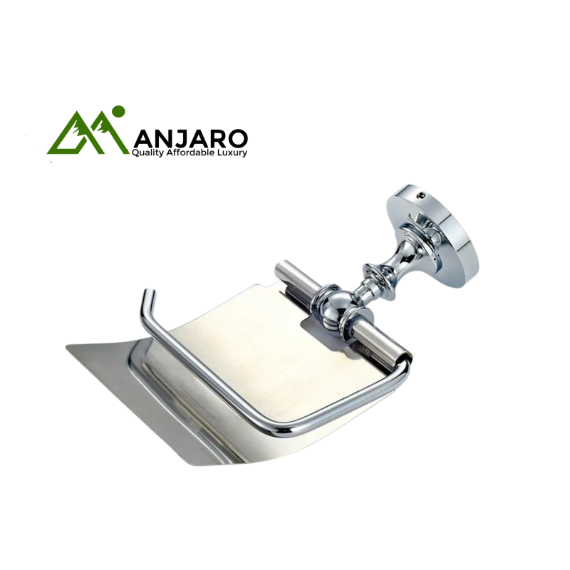 Wall-Mounted Chrome Toilet Paper Holder – Model AK56