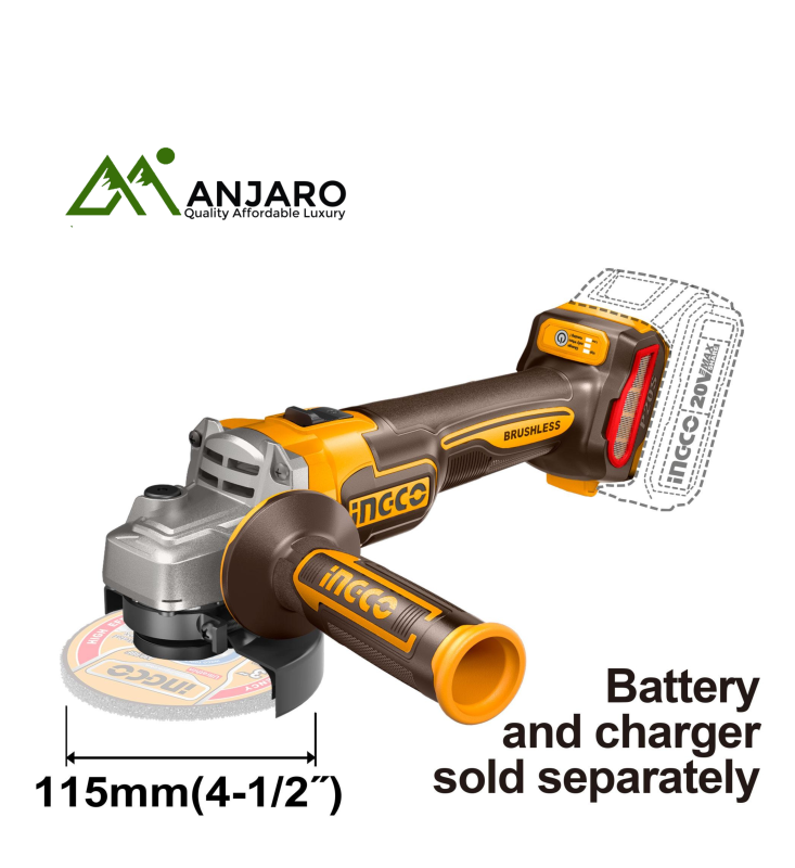 Ingco CAGLI21154 Cordless angle grinder