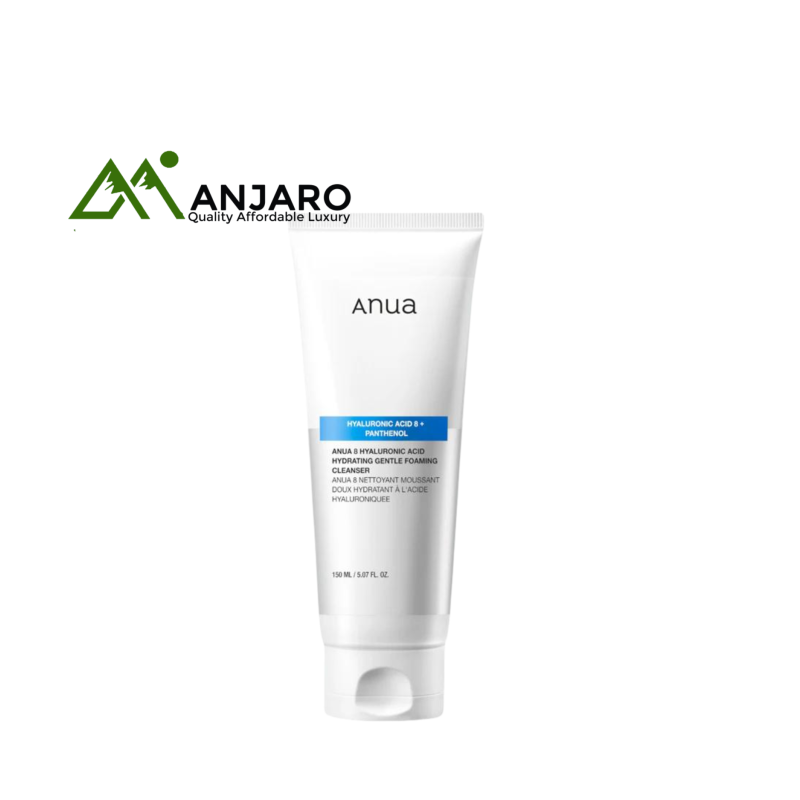 ANUA 8 Hyaluronic Acid Hydrating Gentle Foaming Cleanser – 150ml | Deeply Cleanses & Moisturizes Sensitive Skin