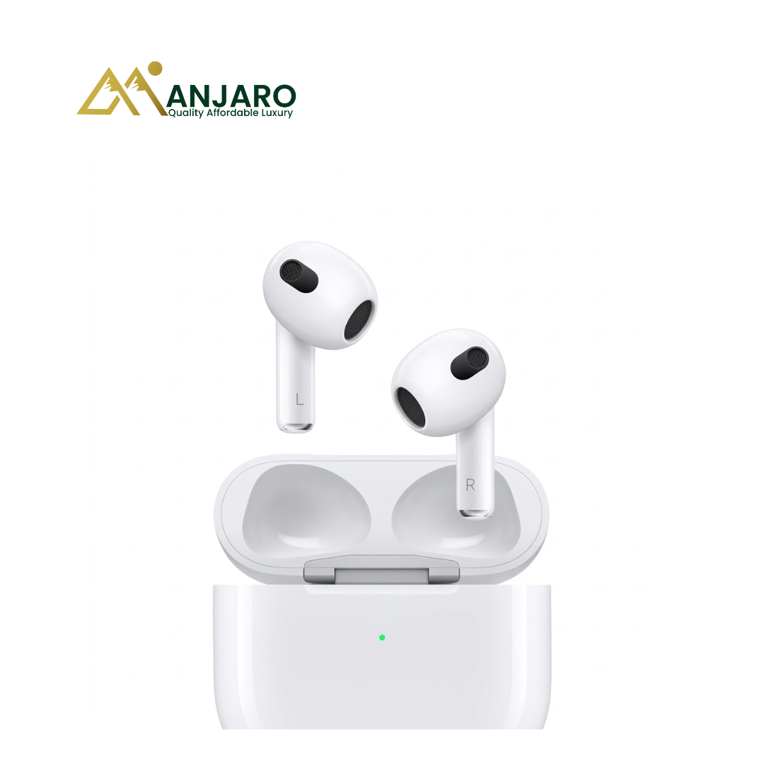 Premium Wireless Earbuds (AirPods 3 Style) – Crystal Clear Sound, Long Battery Life & Comfortable Fit