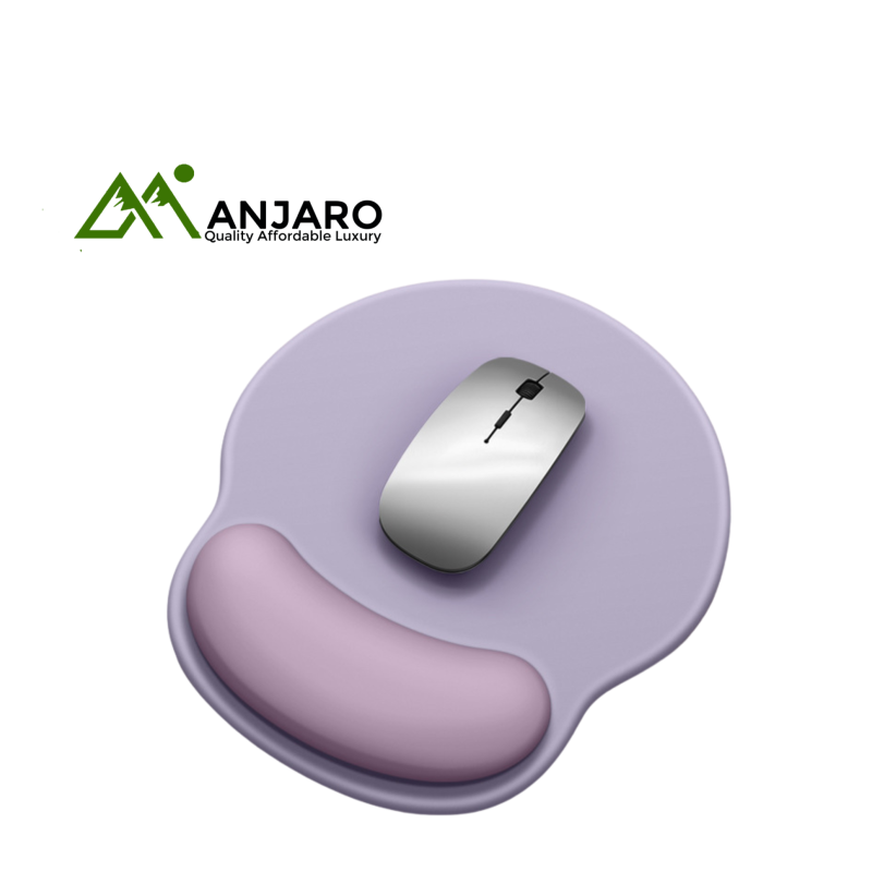 Dirt-Resistant Mouse Pad with Wrist Support & Keyboard Hand Rest