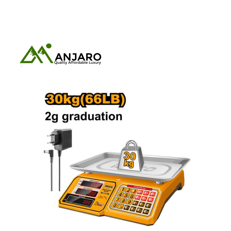 Ingco Electronic Scale – 30kg  HESA3303