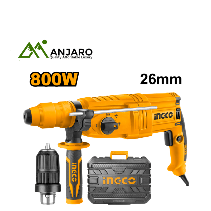 Ingco 800W Rotary Hammer RGH9028