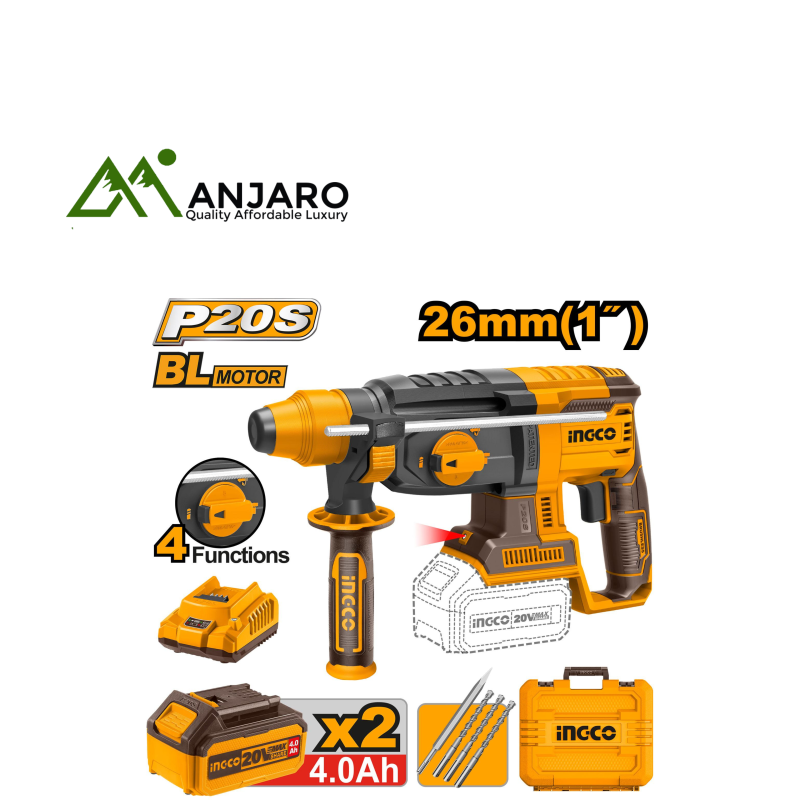 Ingco CRHLI202287 Cordless rotaryhammer