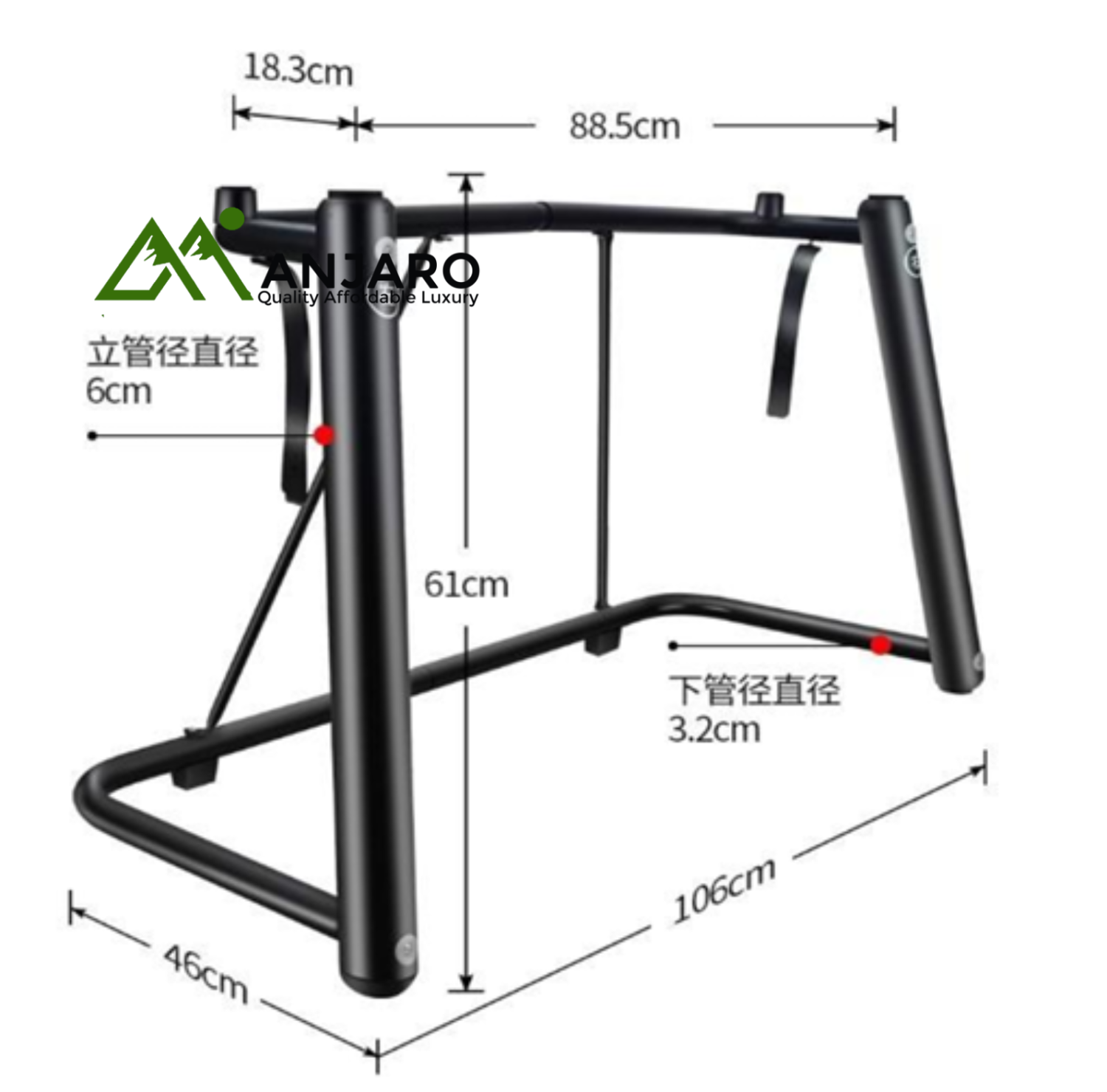 Asanasi U Style Heavy-Duty Keyboard Stand