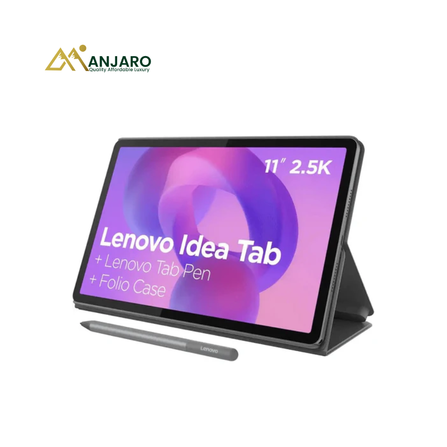 Lenovo Idea Tab 256GB ROM + 8GB RAM – 11" 5G Tablet (Luna Grey) + FREE Folio Keyboard & Pen