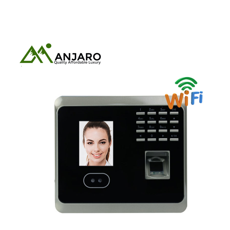 DG-162FTW Face & Fingerprint Time Attendance System with Wi-Fi – 1000 Users, 500K Logs, Push Data