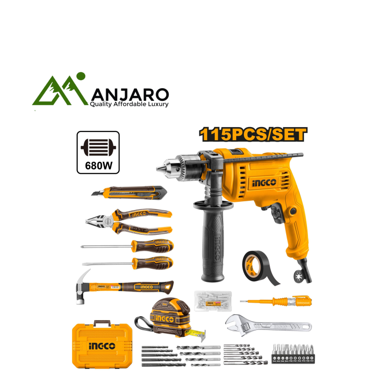 Ingco HKTHP11151 115 Pcs tools set