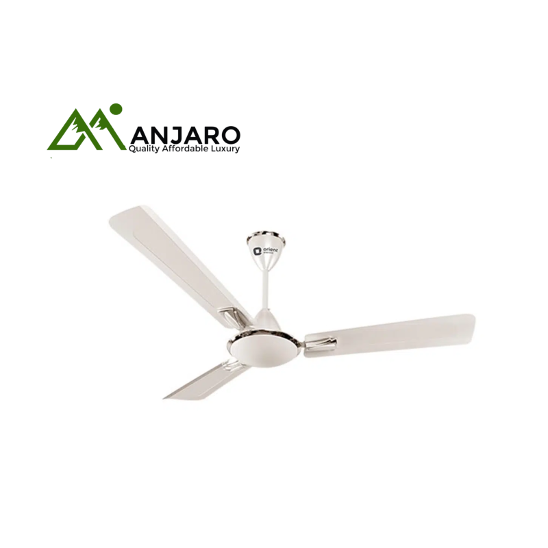 ORIENT 56" GRATIA Ceiling Fan – Pearl Metallic White | Elegant Finish & High-Performance Cooling