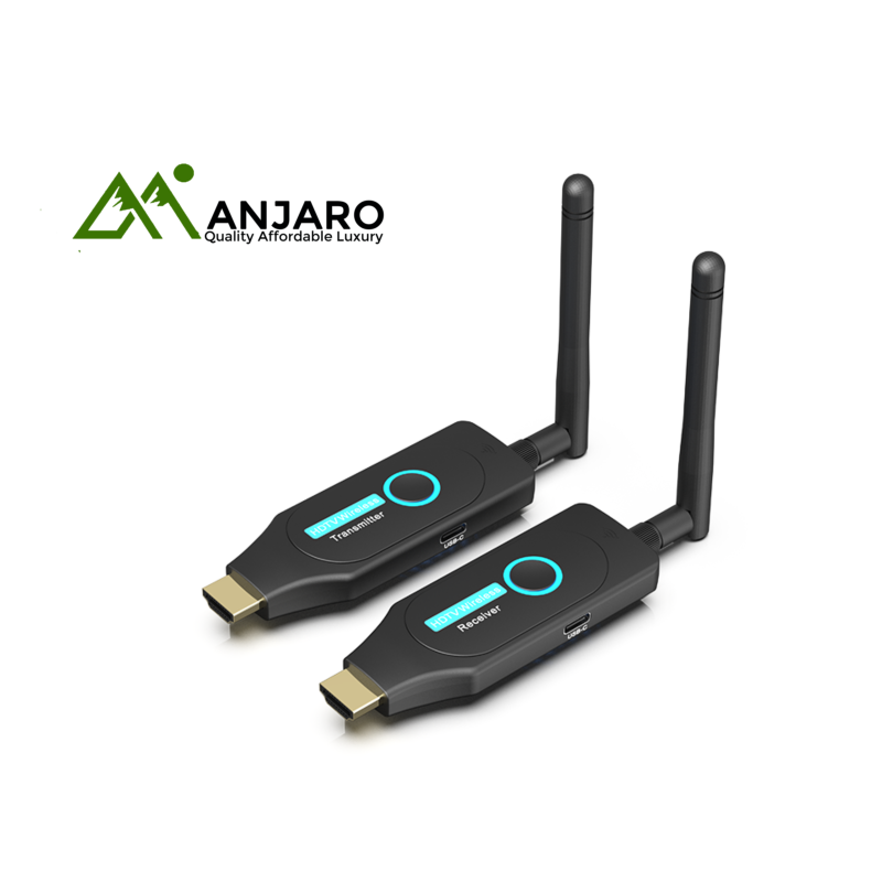 FJGEAR 100M 4K Wireless HDMI Extender – Audio Video Transmitter & Receiver Adapter