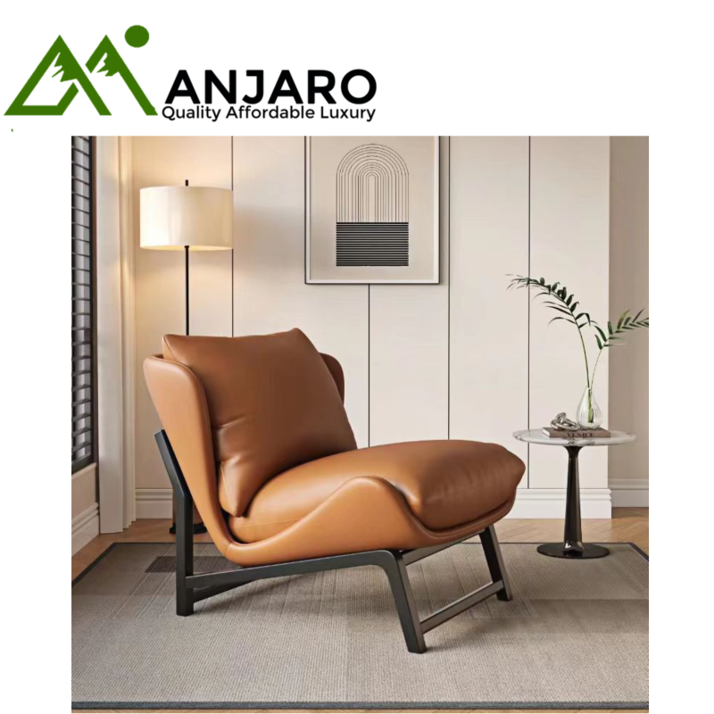 Italian Light Luxury Minimalist Lazy Sofa Chair