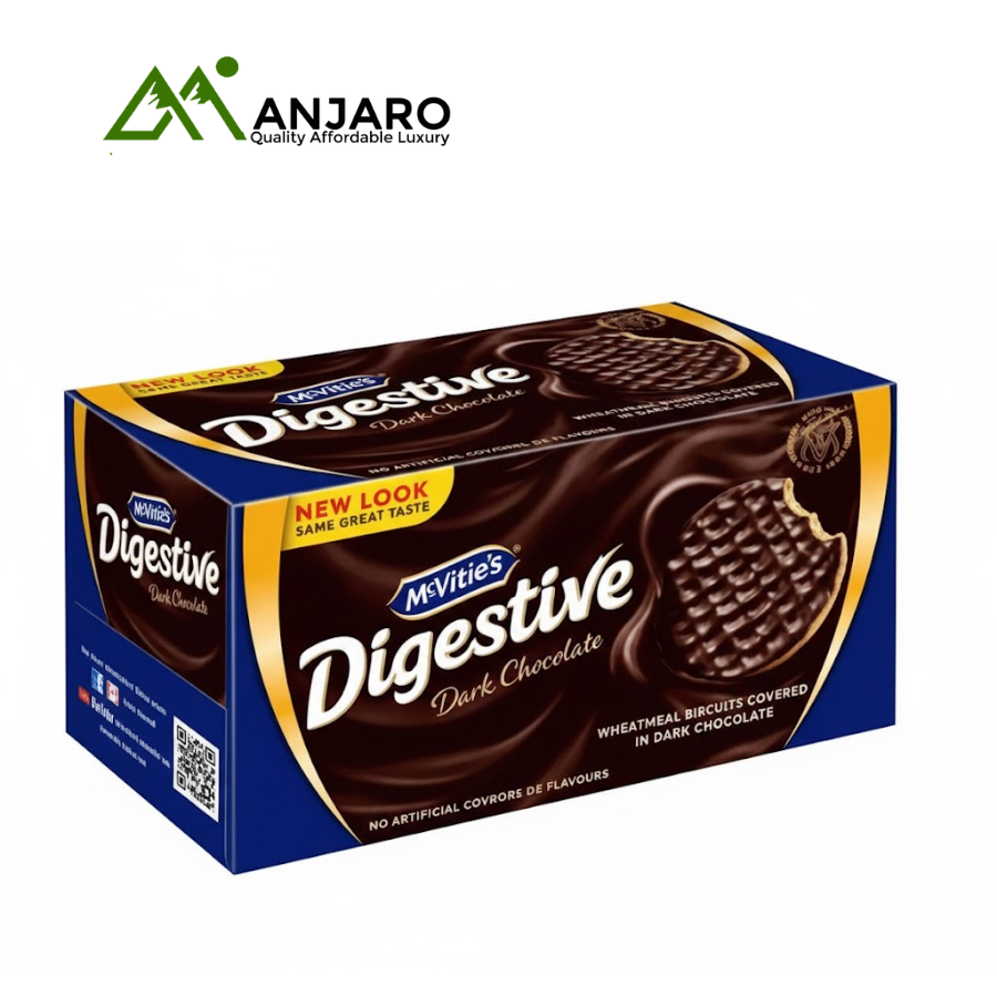 McVitie’s Digestive Dark Chocolate 200g | Rich & Crunchy Biscuits
