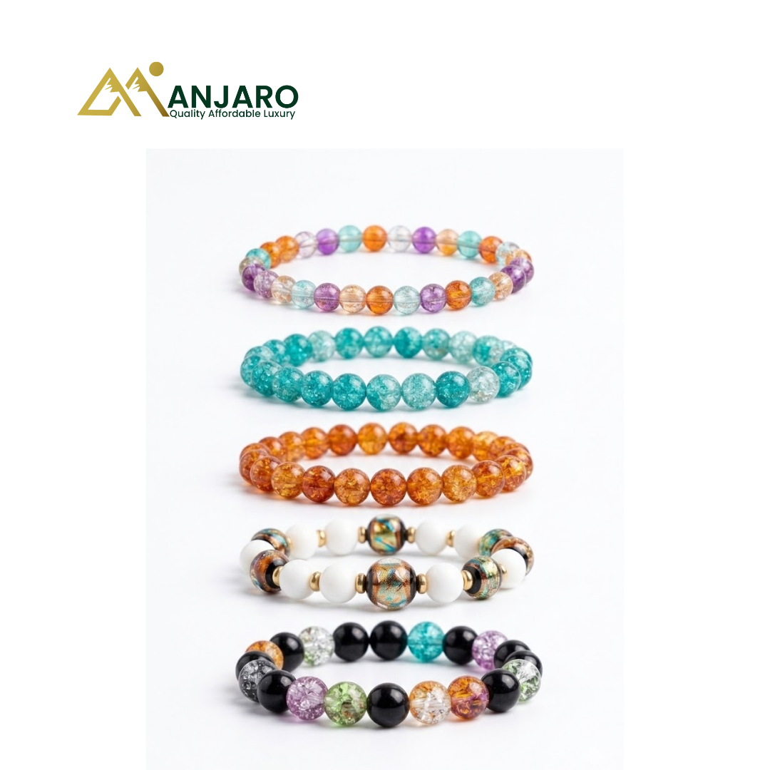 Vanguard Prism Beaded Wrist-Strap – Multi-Tonal Artisan Series