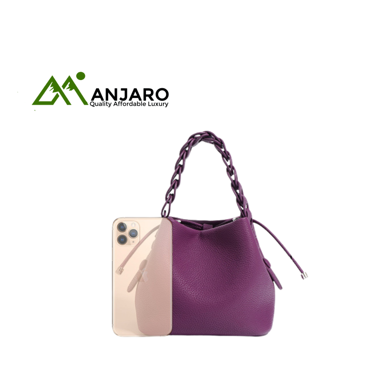 Women's Genuine Leather Bucket Bag – Soft Cowhide Crossbody Shoulder Handbag, Waterproof & Stylish