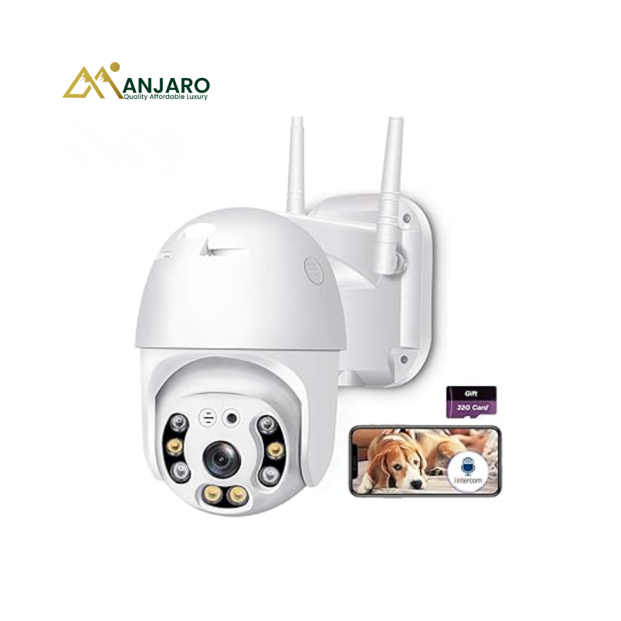 UBox 4G Single Lens Security Camera – Smart Outdoor SIM CCTV with Night Vision & AI Motion Detection