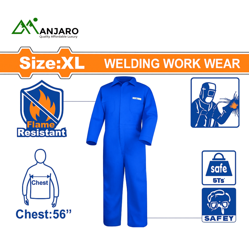 WAU0102 Flame-Retardant Coverall (L & XL)