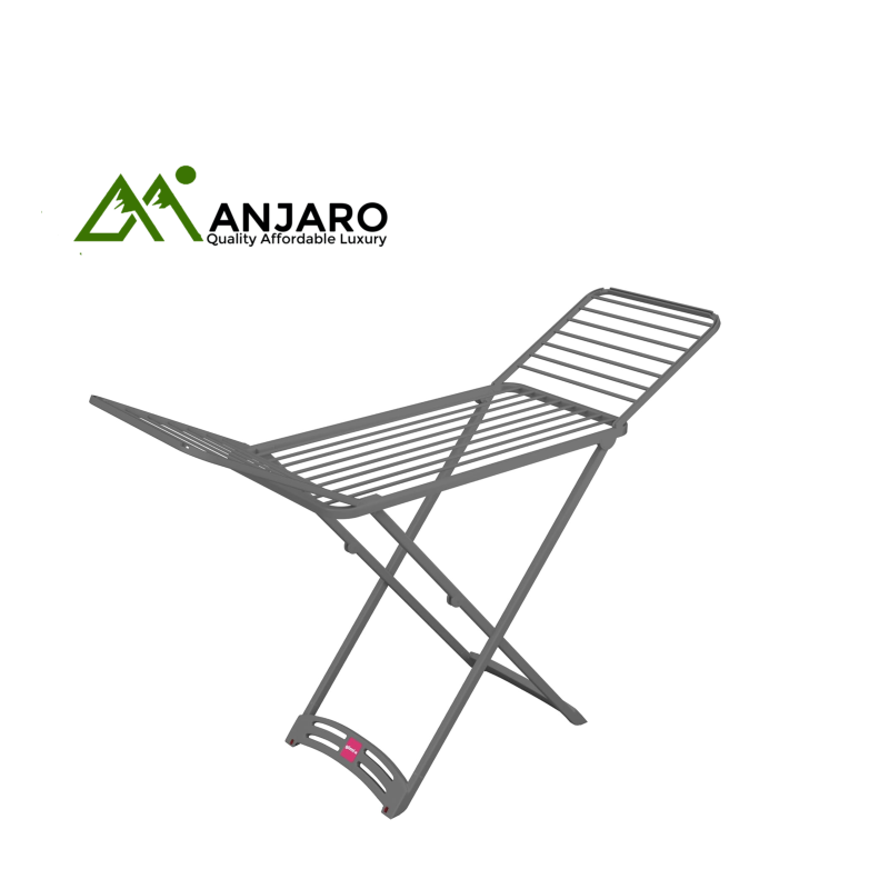Gimi Grafite Clothes Airer – Foldable, Lightweight & Sturdy Drying Rack