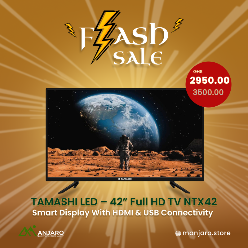 TAMASHI LED  – 42” Full HD TV NTX42| Smart Display with HDMI & USB Connectivity