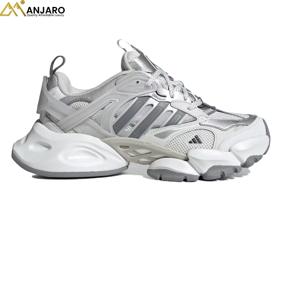 Adidas XLG Runner Deluxe shoe in Grey/Silver/White