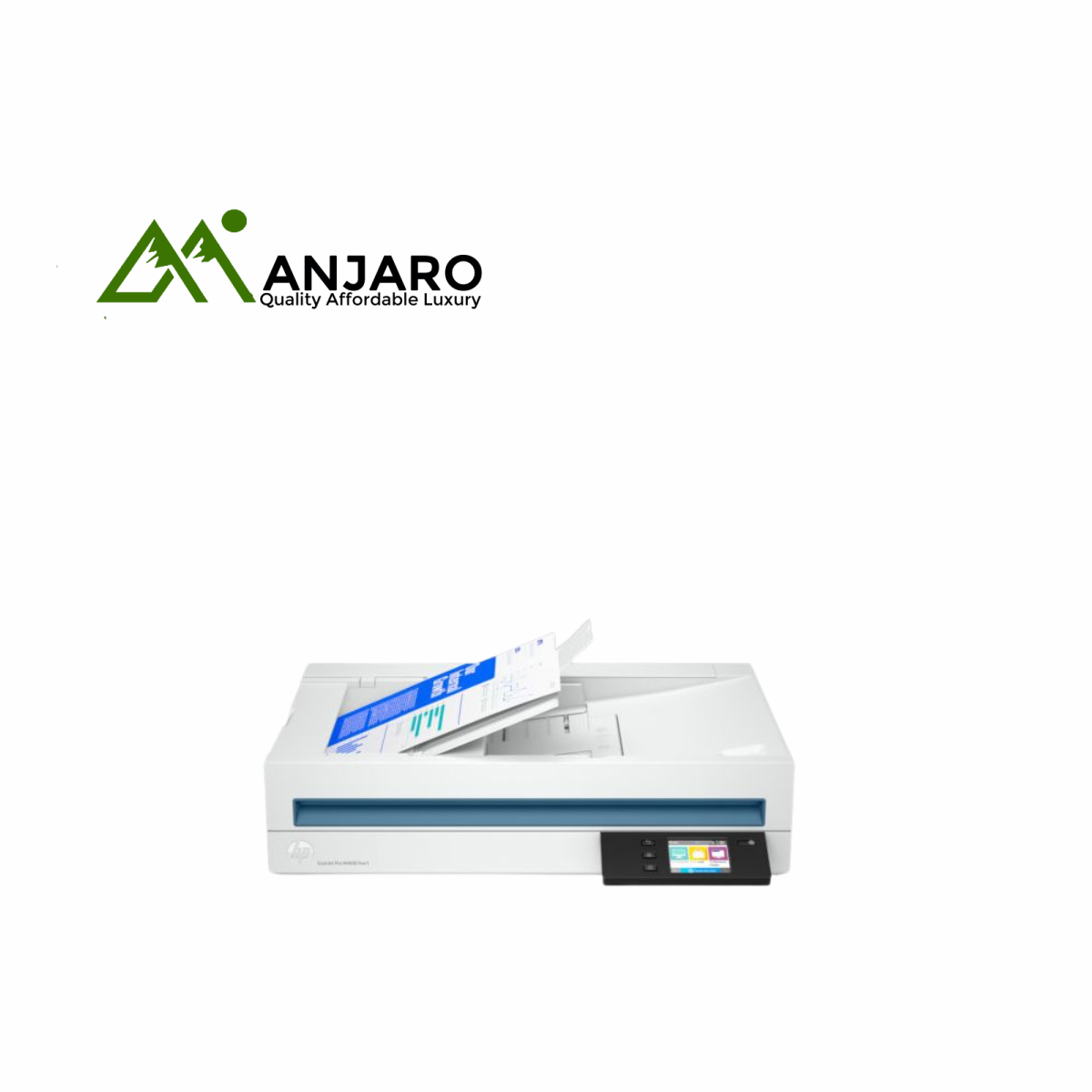 HP ScanJet Pro N4600 fnw1 Scanner – High-Speed Duplex, Flatbed & ADF, Wi-Fi, LAN, USB – 60 ppm / 120 ipm
