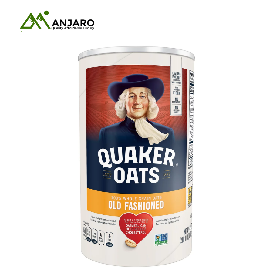 Quaker Porridge Oats – 100% Whole Grain Oats • 1kg