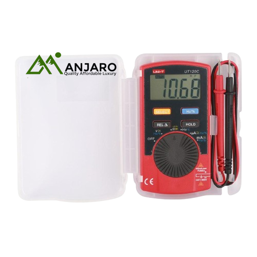 UNI-T UT120C Pocket Digital Multimeter – AC/DC Current, Capacitance, Resistance, Frequency (Hz)