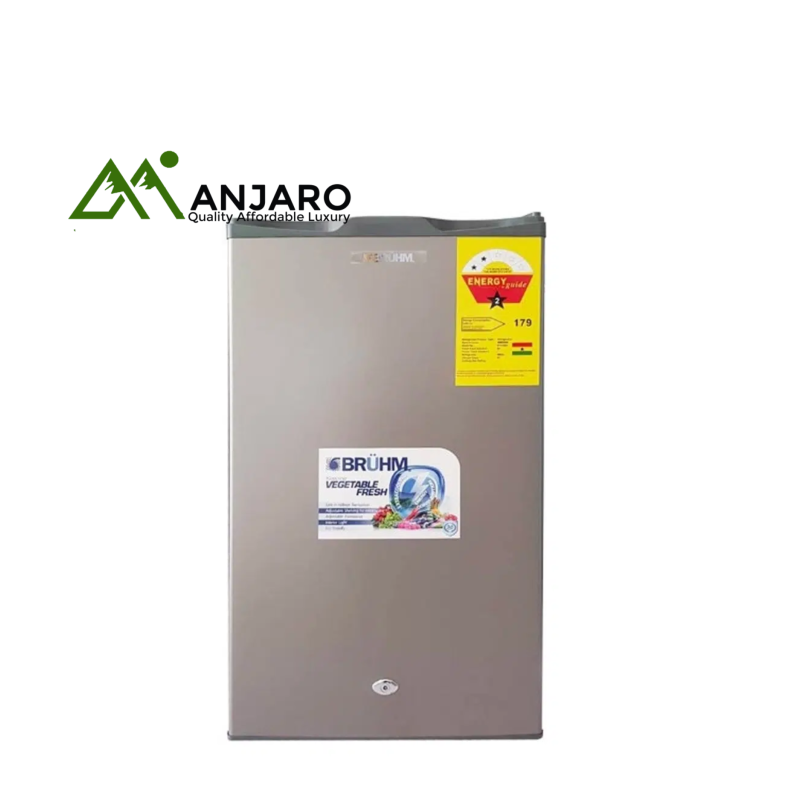 BRUHM BFS-86MD 86L Table Top Refrigerator – Single Door, Chiller Compartment, Silver