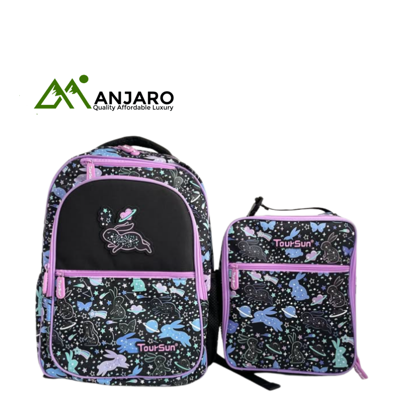 Toursun Universe Kids Backpack & Lunch Bag