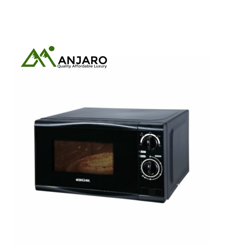 Bruhm BMM-20MMB 20L Solo Microwave Oven – Efficient Cooking in a Sleek Black Design