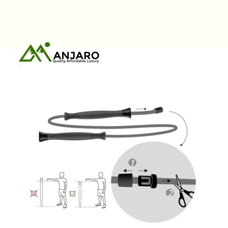 Skipping Rope 100 – Lightweight PVC Rope for Cardio, Core Strength & Weight Loss (Polypropylene Handle)