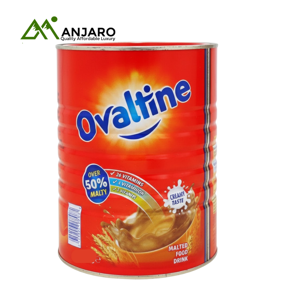Ovaltine Malted Chocolate Drink Powder – 1.8kg Tin | Energy-Rich Malt Beverage for Everyday Nutrition