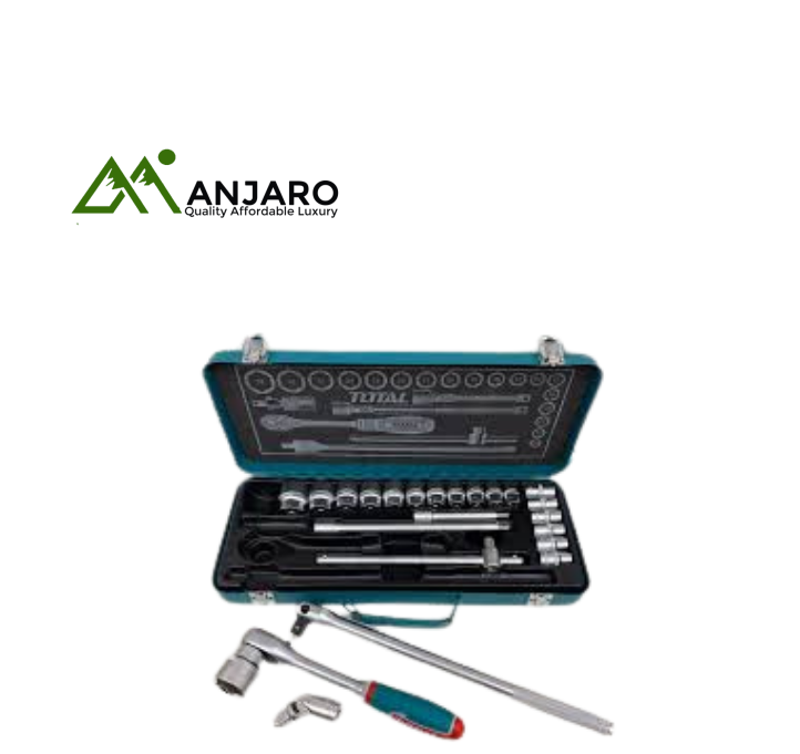 Total THT121242 24 Pcs 1/2" socket set