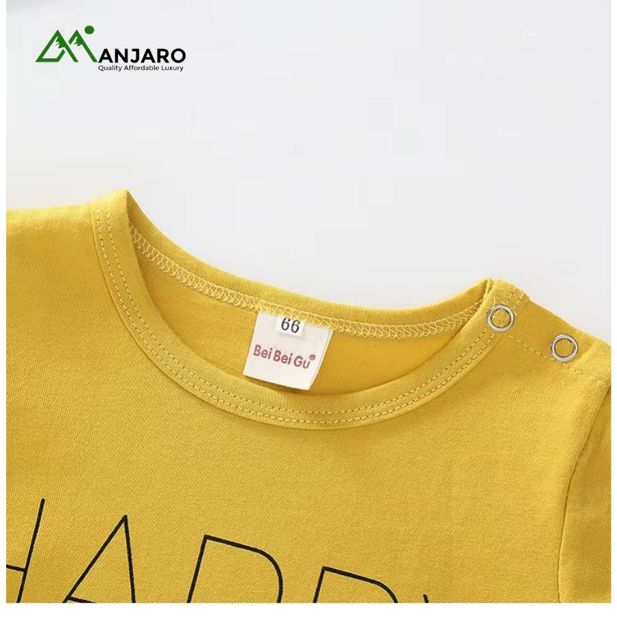 Yize Baby Singlet Romper – 95% Cotton Cartoon Printed Short Sleeve Baby Romper(Shipping Fee Included)